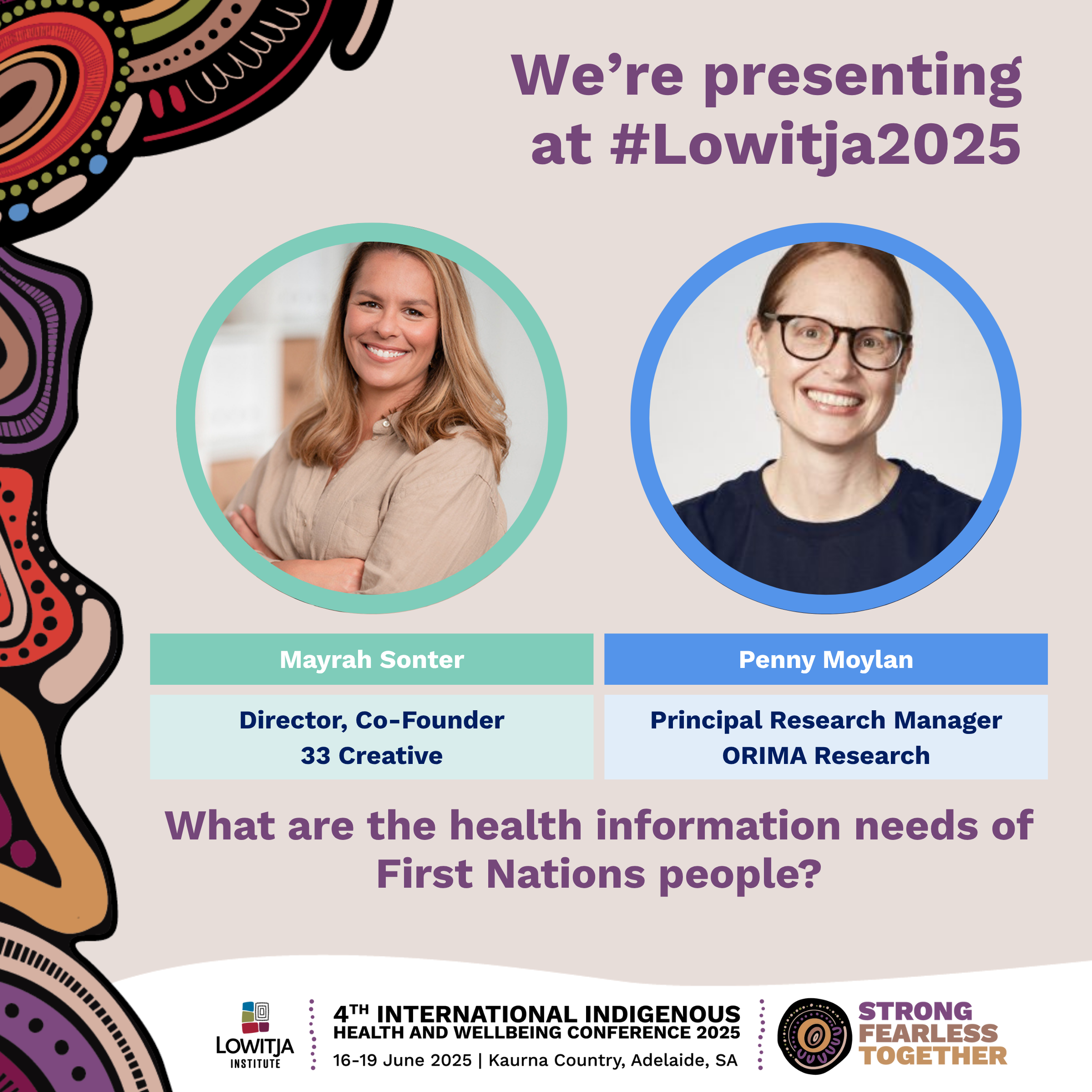 What are the health information needs of First Nations people?